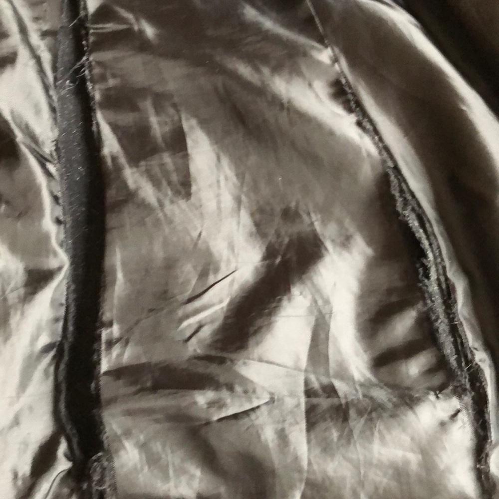 Perry Ellis charcoal gray knee length wool coat - Picture 8 of 8